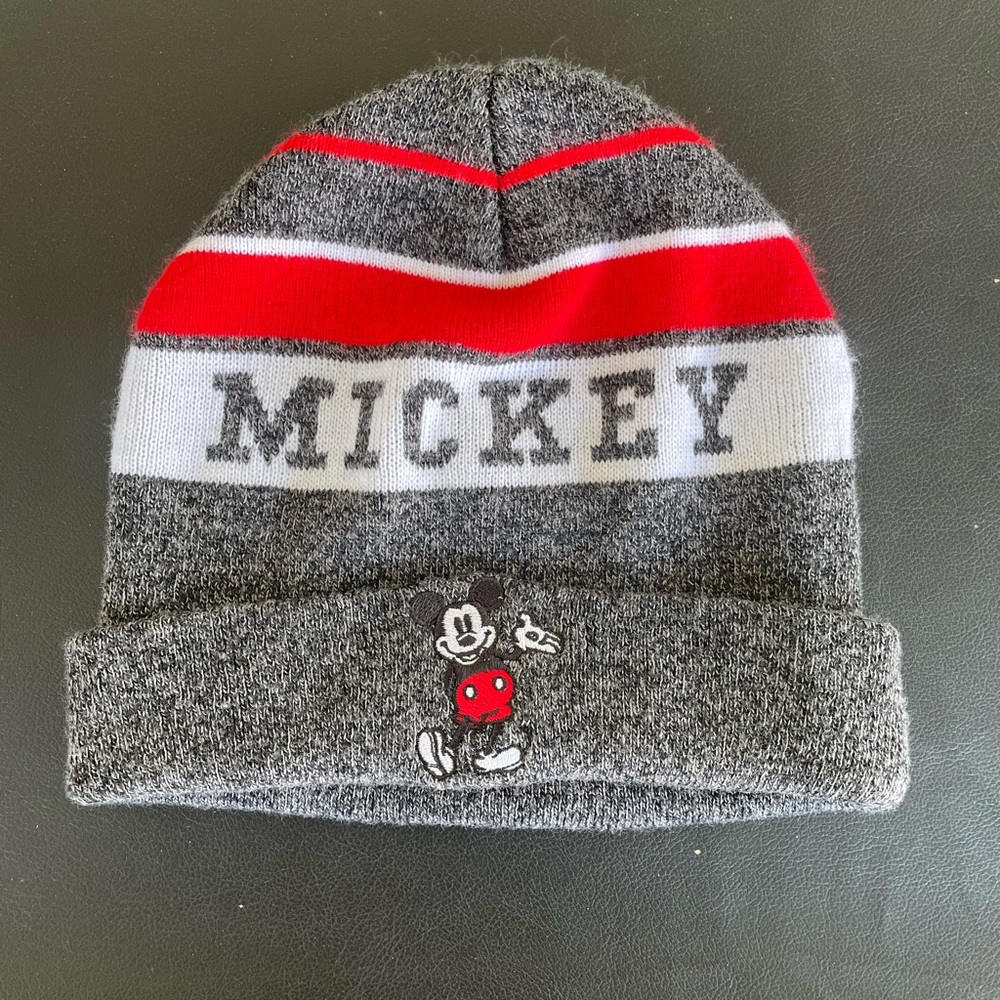 1. Mickey mouse Beanie . 2. Champion Beanie